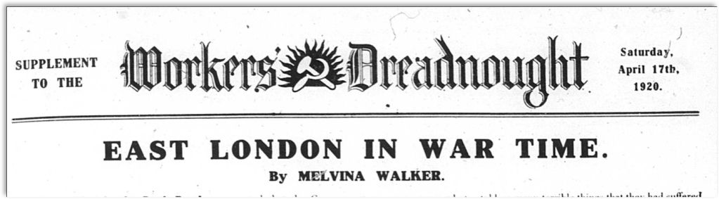 Greetings to Comrade Sylvia Pankhurst from the Women Workers of Moscow –&nbsp;1921